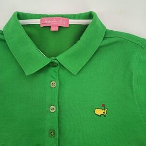 Magnolia Lane Masters Augusta Womens Green Pima Cotton Polo Shirt M